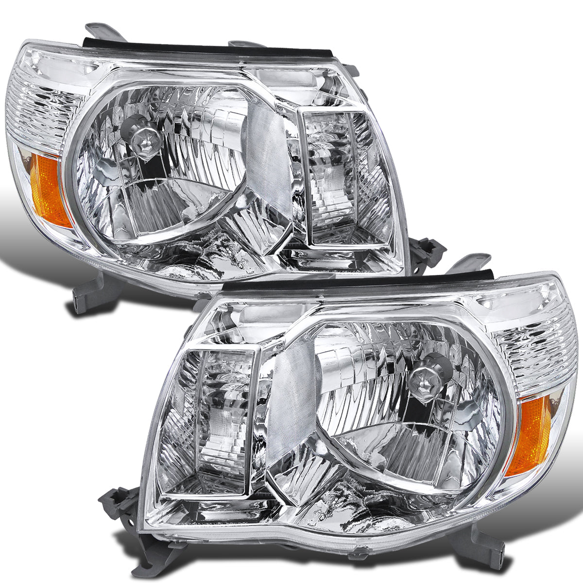 Ronnin - Faros delanteros de repuesto para Toyota Tacoma 2005-2011, par de unidades | Cromo