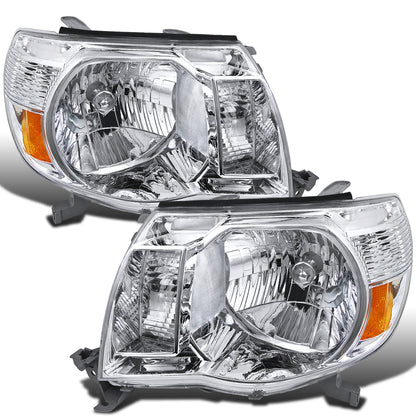 Ronnin - Faros delanteros de repuesto para Toyota Tacoma 2005-2011, par de unidades | Cromo