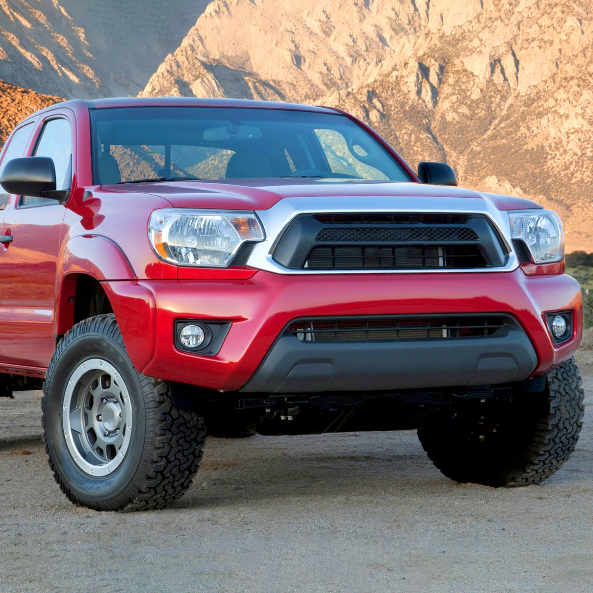 Ronnin - Conjunto de faros delanteros de repuesto originales para Toyota Tacoma 2012-2015 Par | Cromado