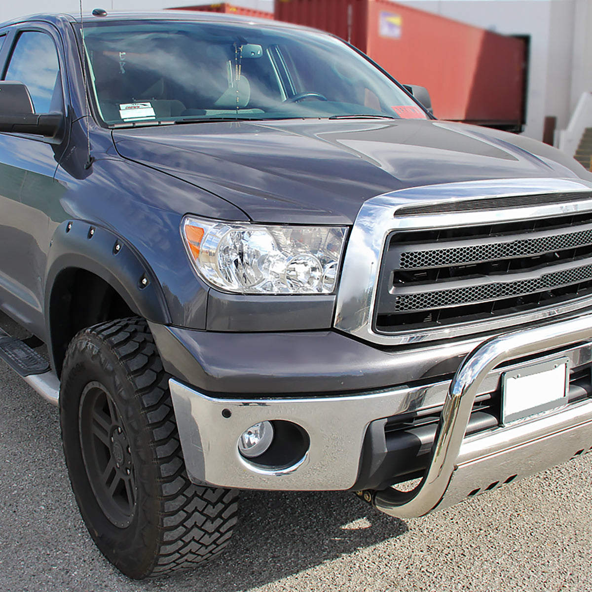 Ronnin - Compatible con Toyota Tundra Sequoia 2007-2017 | Par de ensamblaje de faros de repuesto | Cromado