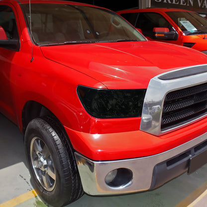 Ronnin - Conjunto de faros delanteros de repuesto para Toyota Tundra Sequoia 2007-2017 | Ahumados