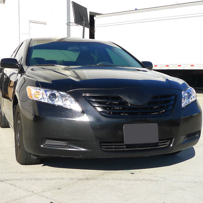 Ronnin - Faros delanteros tipo proyector de repuesto para Toyota Camry 2007-2009 | Par | Cromado
