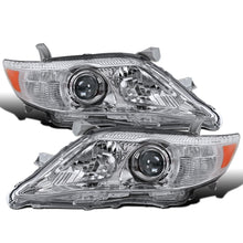 Ronnin - Compatible con conjunto de faros proyectores de reemplazo para Toyota Camry 2010-2011 (Especificación estadounidense) | Cromado