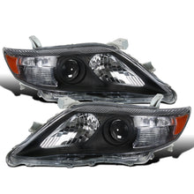 Ronnin - Compatible con el par de reemplazo de faros delanteros de proyector Toyota Camry EE. UU. 2010-2011 | Negro