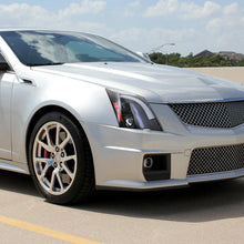 Ronnin - Fits 2008-2014 Cadillac CTS Upgraded Replacement LED Tube Switchback Sequential Turn Signal Halogen Projector Headlights Assembly Pair | Black