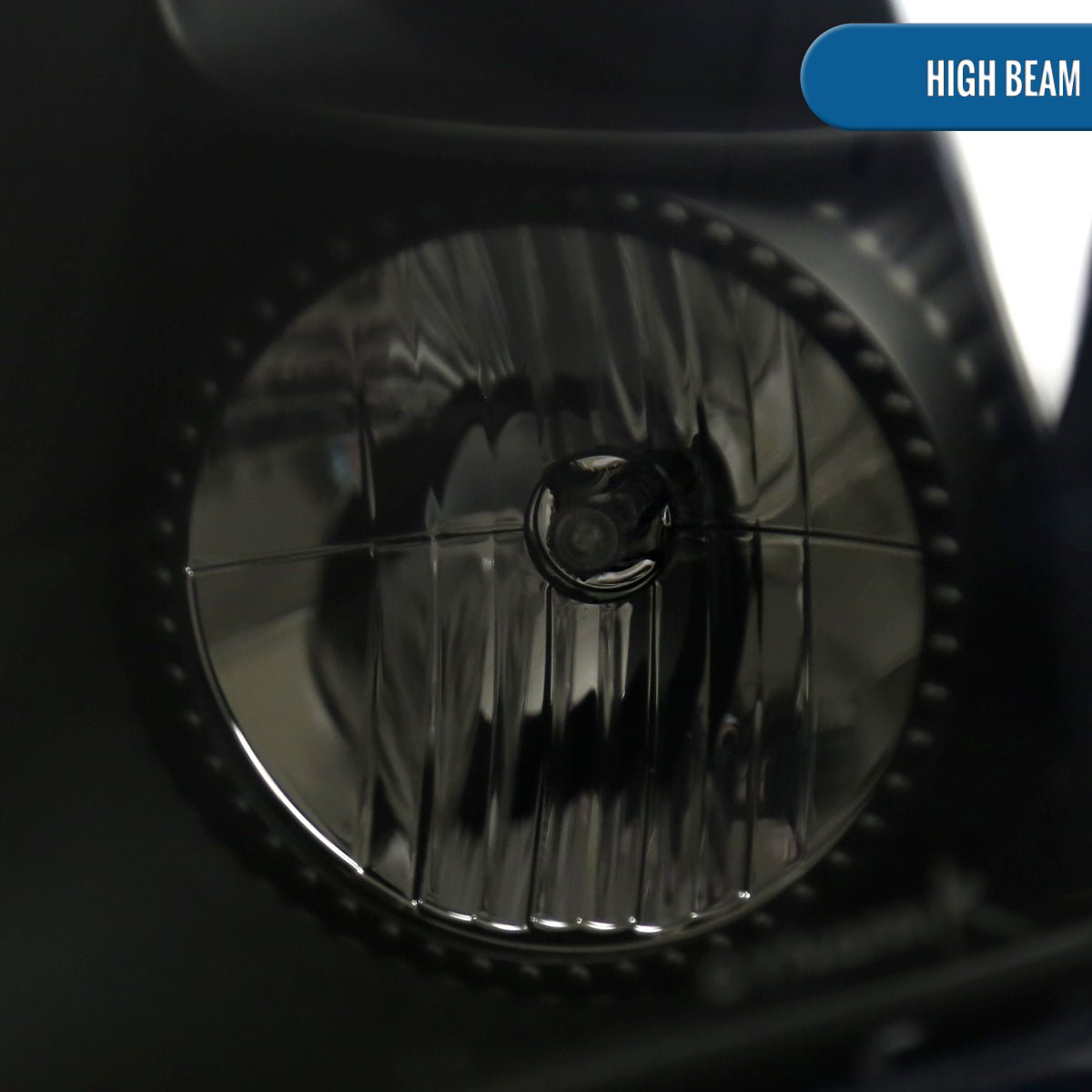 Ronnin - Fits 2008-2014 Cadillac CTS Upgraded Replacement LED Tube Switchback Sequential Turn Signal Halogen Projector Headlights Assembly Pair | Black Smoke