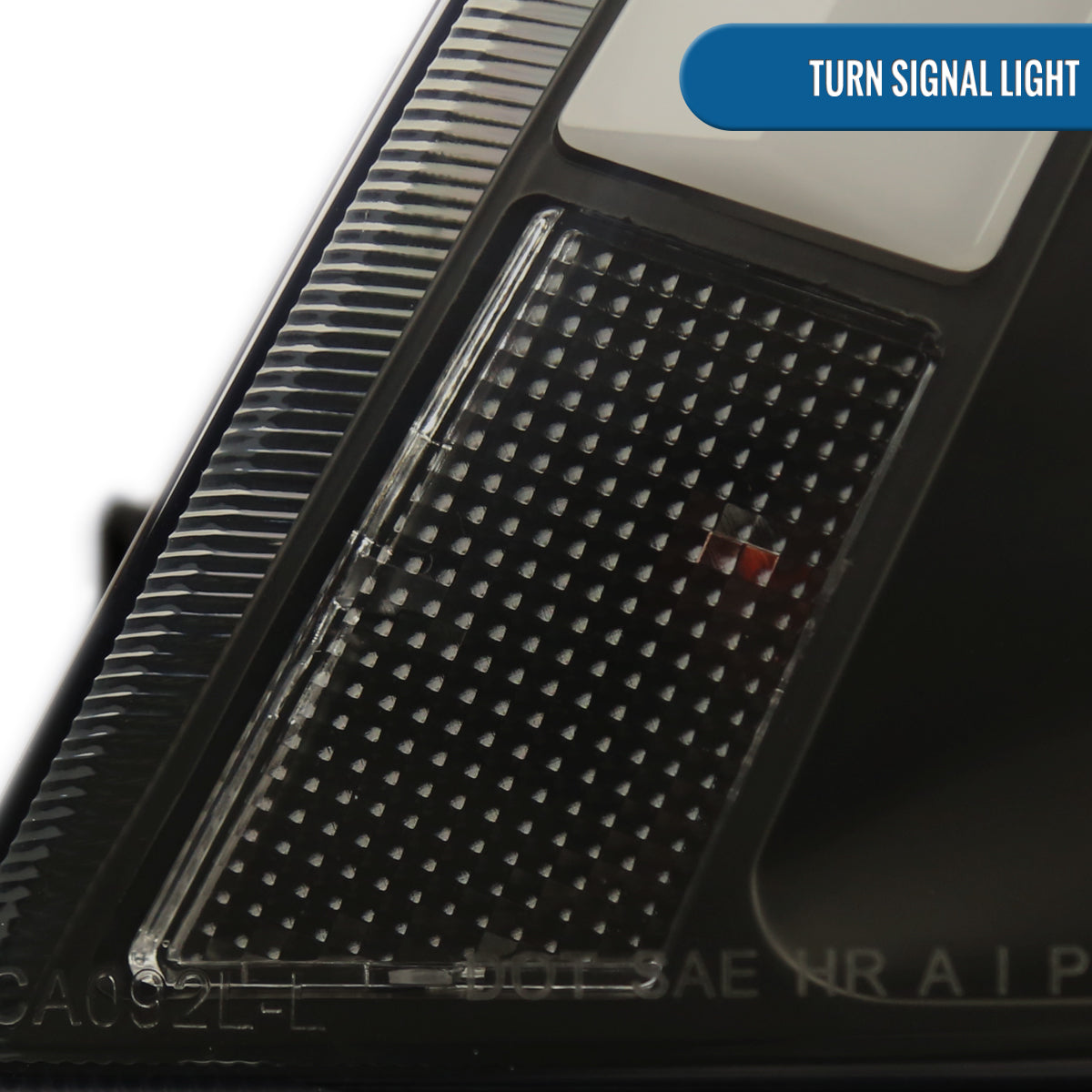 Ronnin - Fits 2008-2014 Cadillac CTS Upgraded Replacement LED Tube Switchback Sequential Turn Signal Halogen Projector Headlights Assembly Pair | Black Smoke