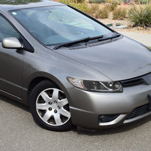 Ronnin - Faros delanteros con proyector LED de circulación diurna para Honda Civic Coupé de 2 puertas 2006-2011, par | Negro