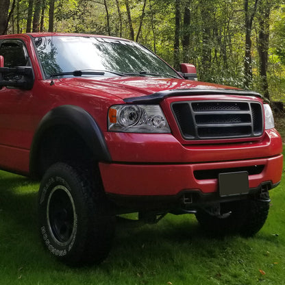 Ronnin - Fits 2004-2008 Ford F150 2006-2008 Lincoln Mark LT Projector Headlights Pair | Chrome