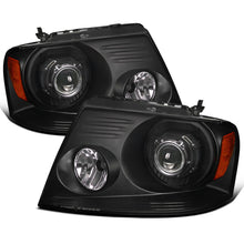 Ronnin - Fits 2004-2008 Ford F150 2006-2008 Lincoln Mark LT Projector Headlights Pair | Black