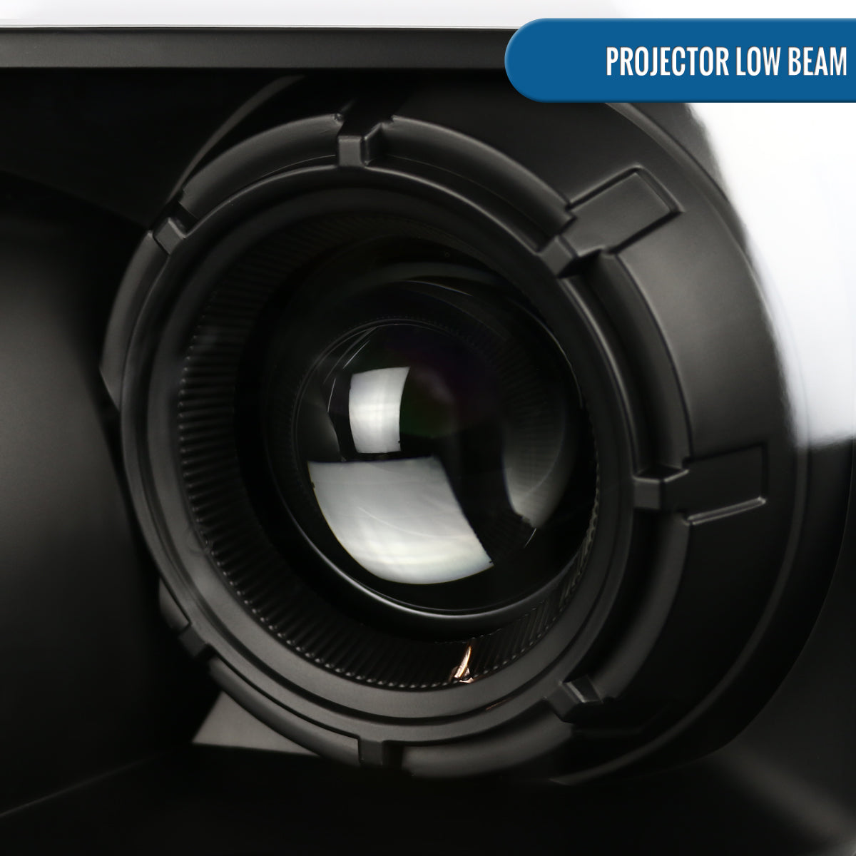 Ronnin - Fits 2004-2008 Ford F150 2006-2008 Lincoln Mark LT Upgraded LED Switchback Sequential Turn Signal Projector Headlights Assembly Pair | Black