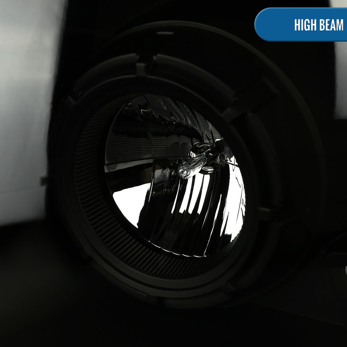 Ronnin - Fits 2004-2008 Ford F150 2006-2008 Lincoln Mark LT Upgraded LED Switchback Sequential Turn Signal Projector Headlights Assembly Pair | Black Smoke