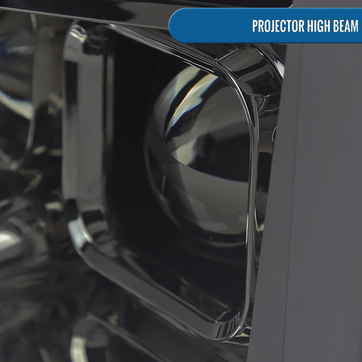 Ronnin - Fits 2018-2020 Ford F150 Halogen Dual Projector Headlights LED DRL Switchback Sequential Turn Signal With 3 Lighting Patterns Assembly Pair | Smoke