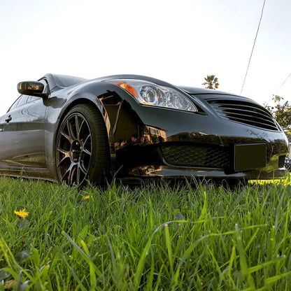 Ronnin - Fits 2008-2013 Infiniti G37 2014-2015 Q60 2Dr Coupe Factory Replacement Projector Headlights Assembly | Chrome