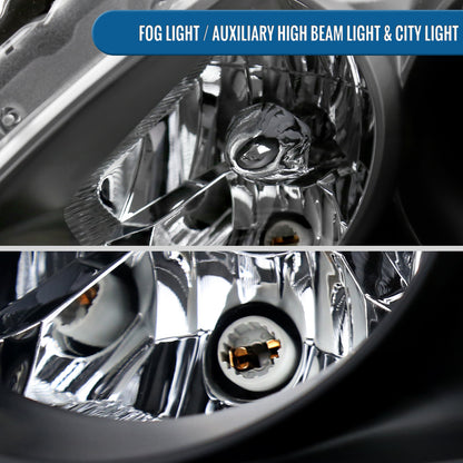 Ronnin - Fits 2008-2013 Infiniti G37 2014-2015 Q60 2Dr Coupe Factory Replacement Projector Headlights Assembly | Black