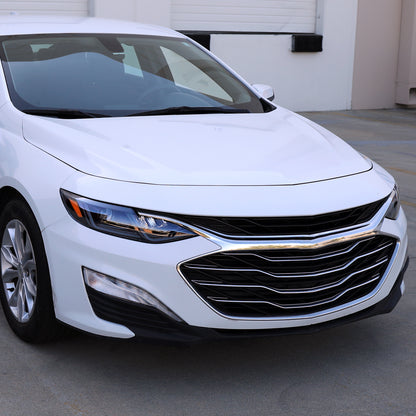 Ronnin - Fits 2019-2024 Chevy Malibu Halogen Projector Headlights Switchback LED Sequential Turn Signal + Animated Startup Effect Pair | Black