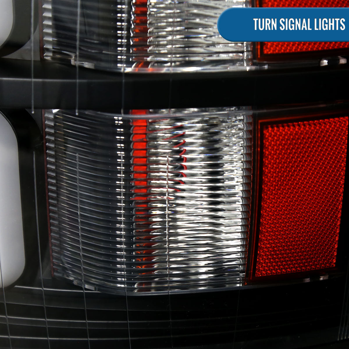 Ronnin - Fits 2007-2013 Chevy Silverado 1500 2007-2014 2500HD 3500HD Pickup Truck Upgraded Replacement LED Tube Projector Headlights Assembly Pair | Black