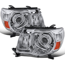Ronnin - Se adapta a la pareja de montaje de faros delanteros tipo proyector de camiones Toyota Tacoma 2005-2011 | Cromo