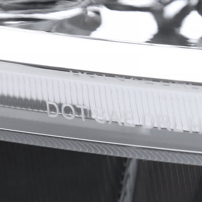 Ronnin - Fits 2016-2023 Toyota Tacoma Halogen Projector Headlights LED Tube Running Lights Switchback Sequential Turn Signals  Assembly | Chrome