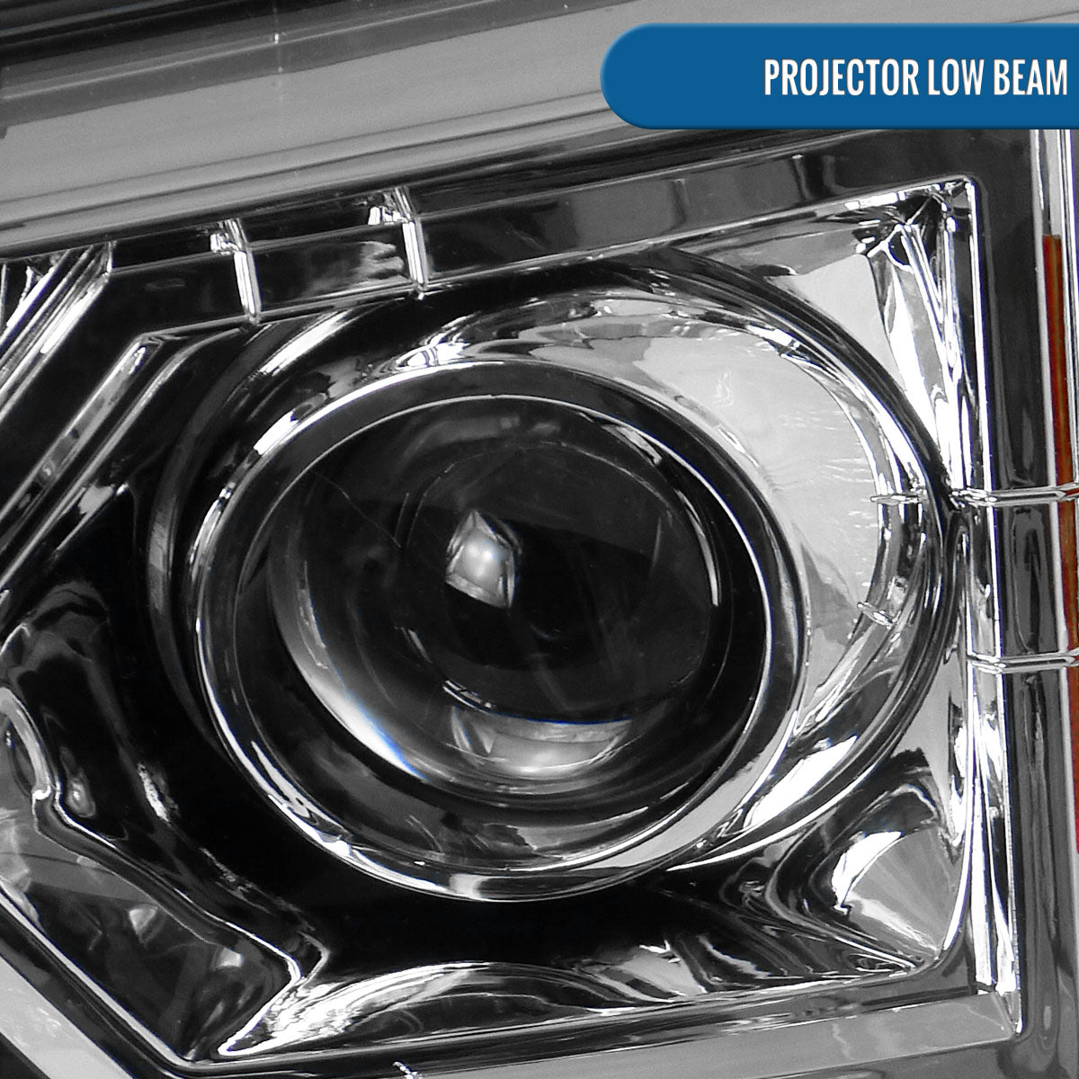 Ronnin - Fits 2002-2009 Chevy Trailblazer Upgraded Replacement LED Running Lights Halogen Projector Headlights Assembly Pair | Chrome