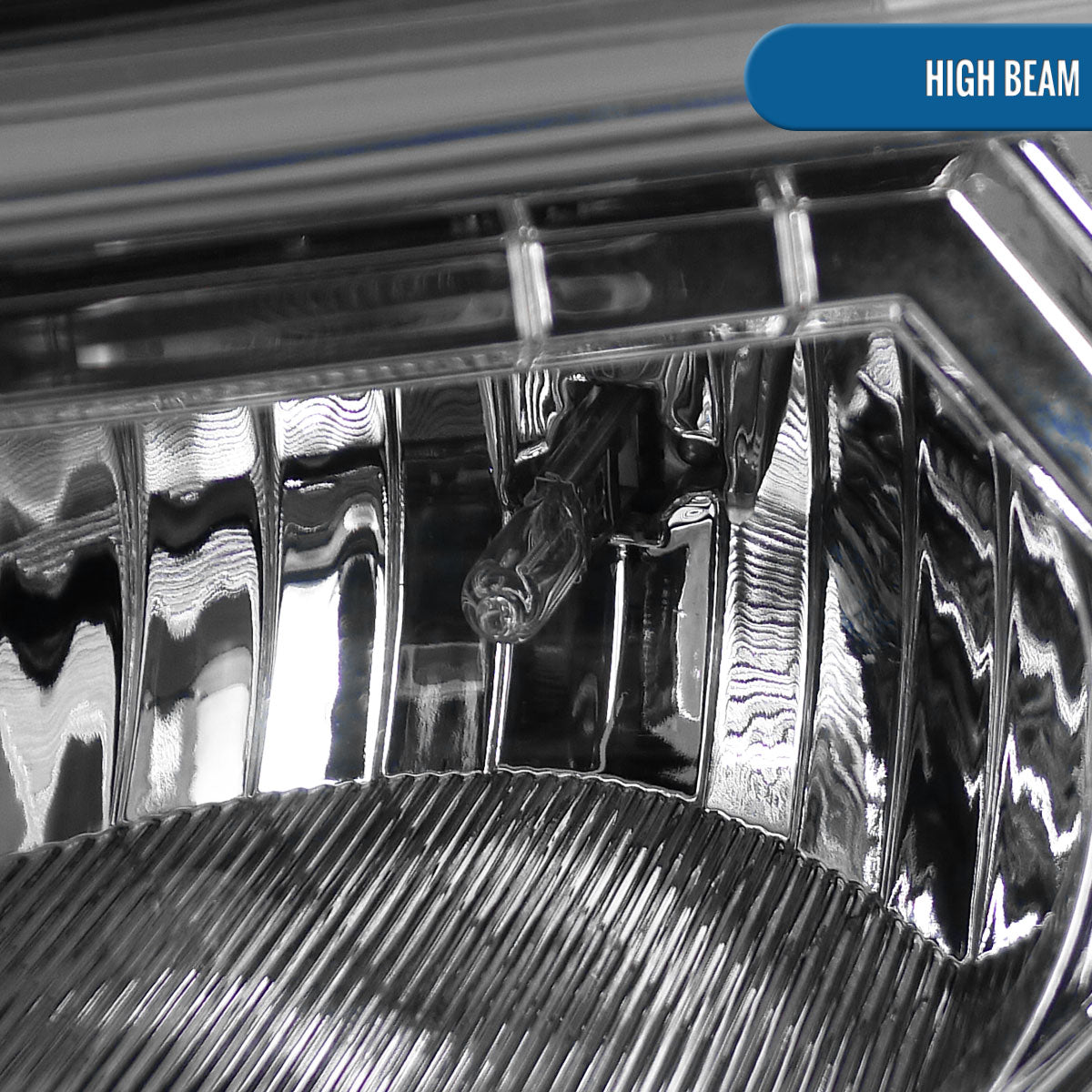 Ronnin - Fits 2002-2009 Chevy Trailblazer Upgraded Replacement LED Running Lights Halogen Projector Headlights Assembly Pair | Chrome