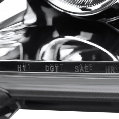 Ronnin - Fits 2004-2015 Nissan Armada Titan Upgraded Replacement Projector Headlights LED Switchback Sequential Turn Signals Assembly Pair | Chrome