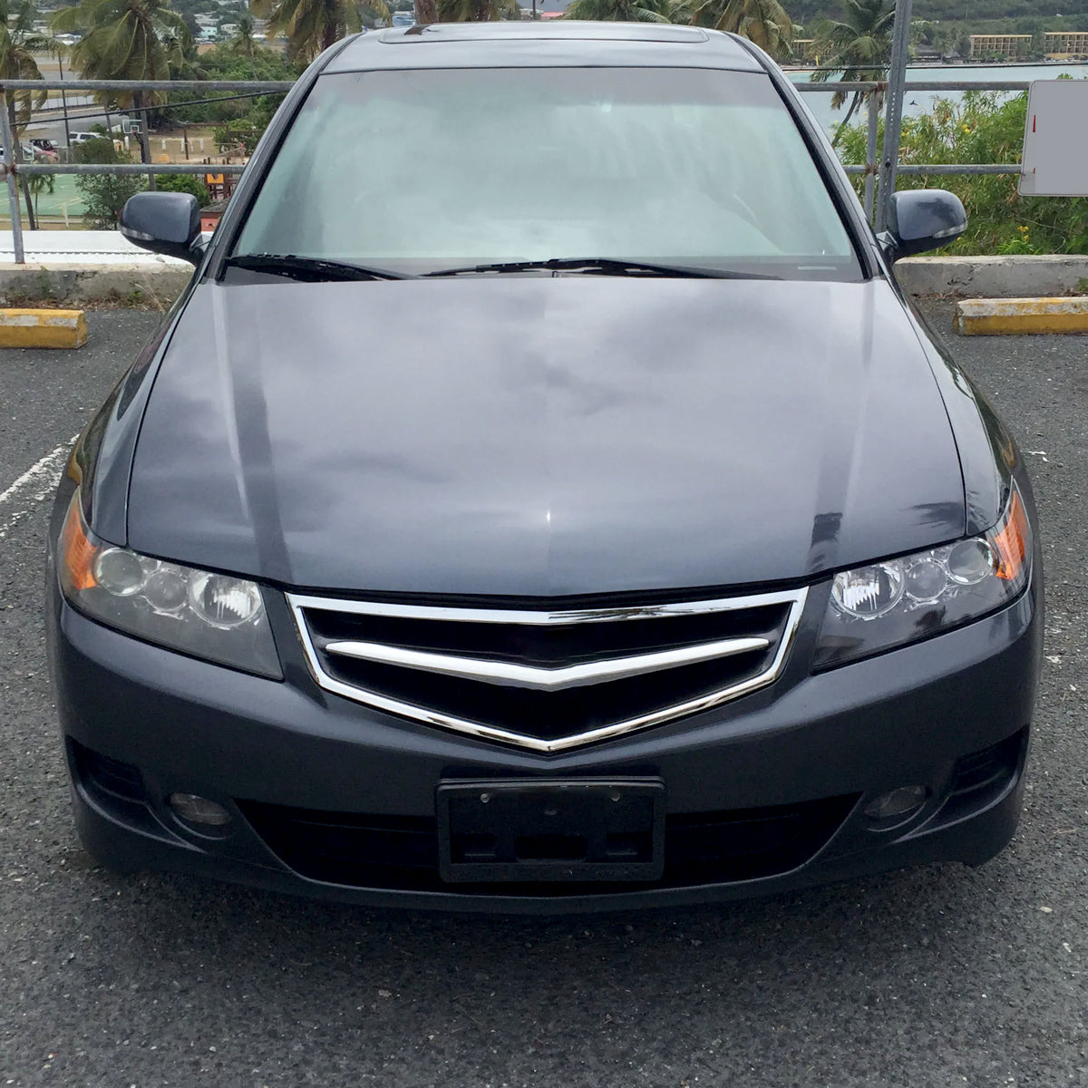 Ronnin - Faros delanteros con proyector de xenón HID para Acura TSX 2004-2005, par | Negro