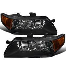 Ronnin - Faros delanteros con proyector de xenón HID para Acura TSX 2004-2005, par | Negro