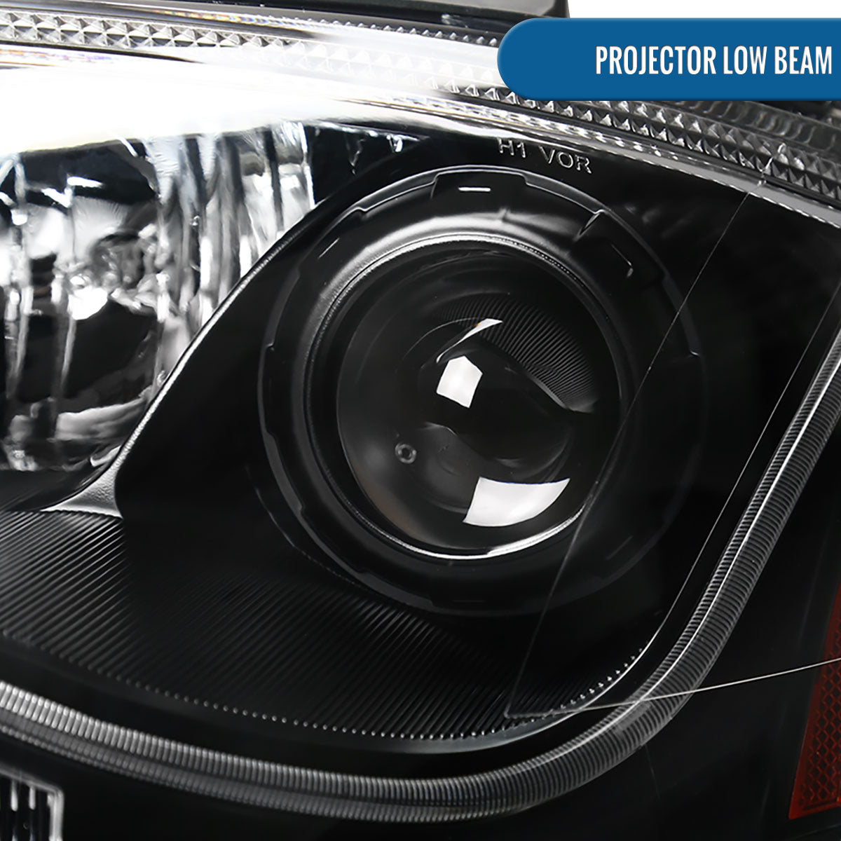 Ronnin - Fits 1999-2006 Audi TT Upgraded Replacement Halogen Projector Headlights + Fog Lamps LED Running Lights Assembly Pair | Black