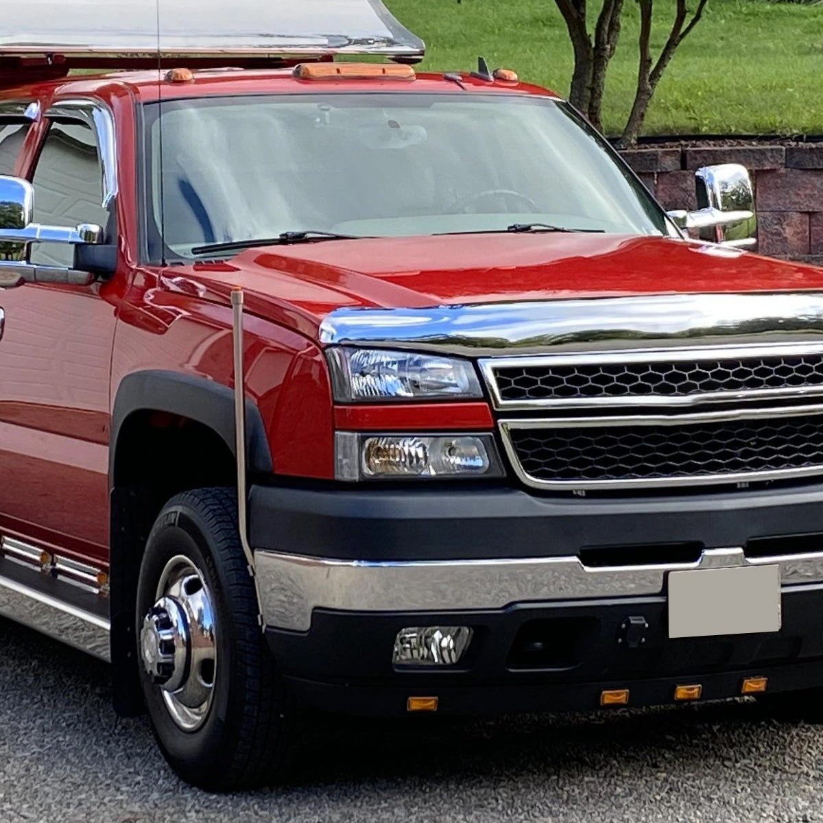 Ronnin - Se adapta a Chevy Avalanche Silverado 2002-2007 Reemplazo Faros de Reflector Transparentes + Par de Montaje de Luces de Parachoques | Negro