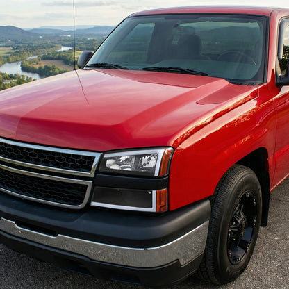 Ronnin - Se adapta a Chevy Silverado Avalanche 2003-2007 con luces LED de tubo de marcha y luces de parachoques. Par de montaje | Negro