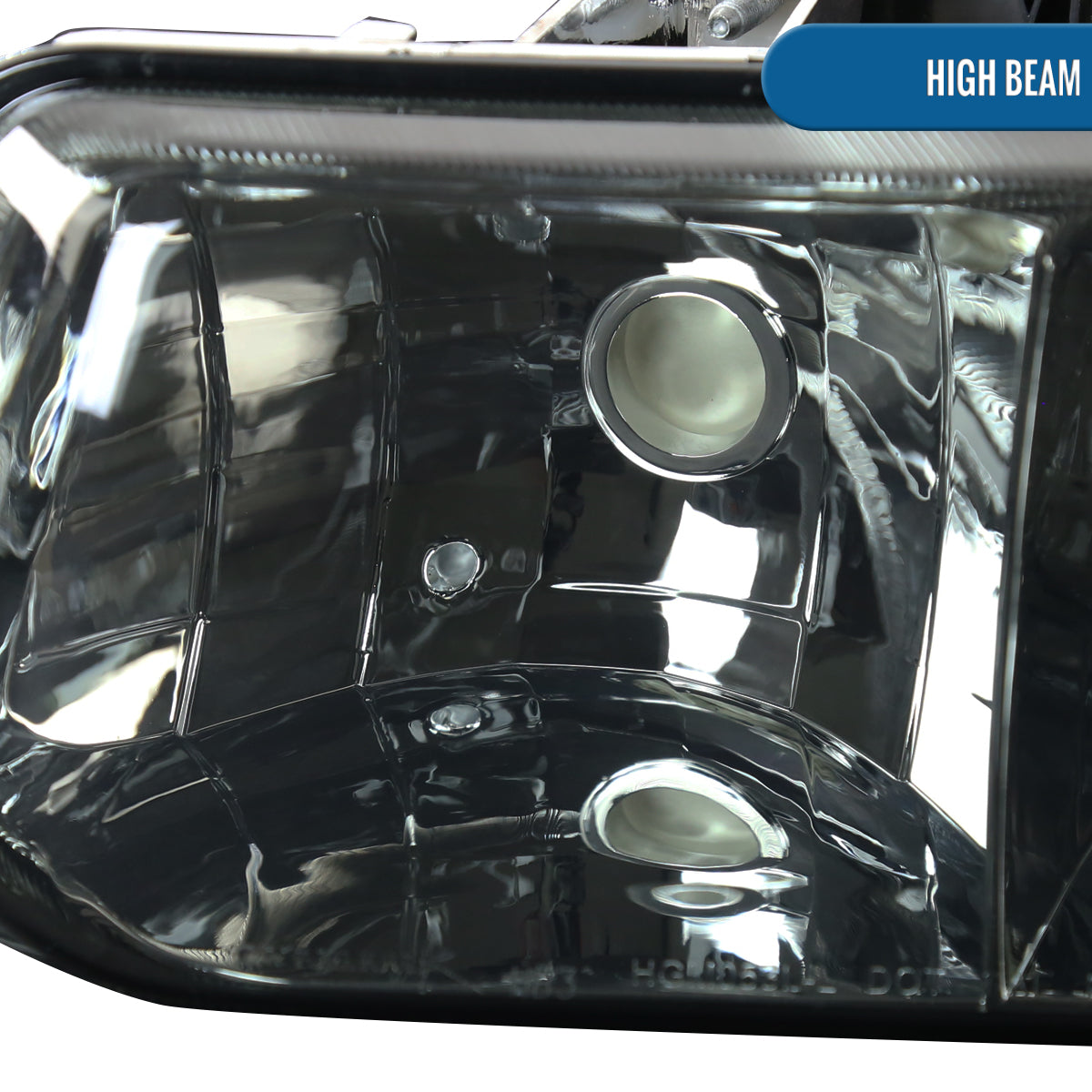 Ronnin - Fits 1999-2002 Silverado 1500 2500 2000-2006 Suburban 1500 2500 Tahoe Headlights + Bumper Parking Signal Lamps Replacement Pair | Smoke