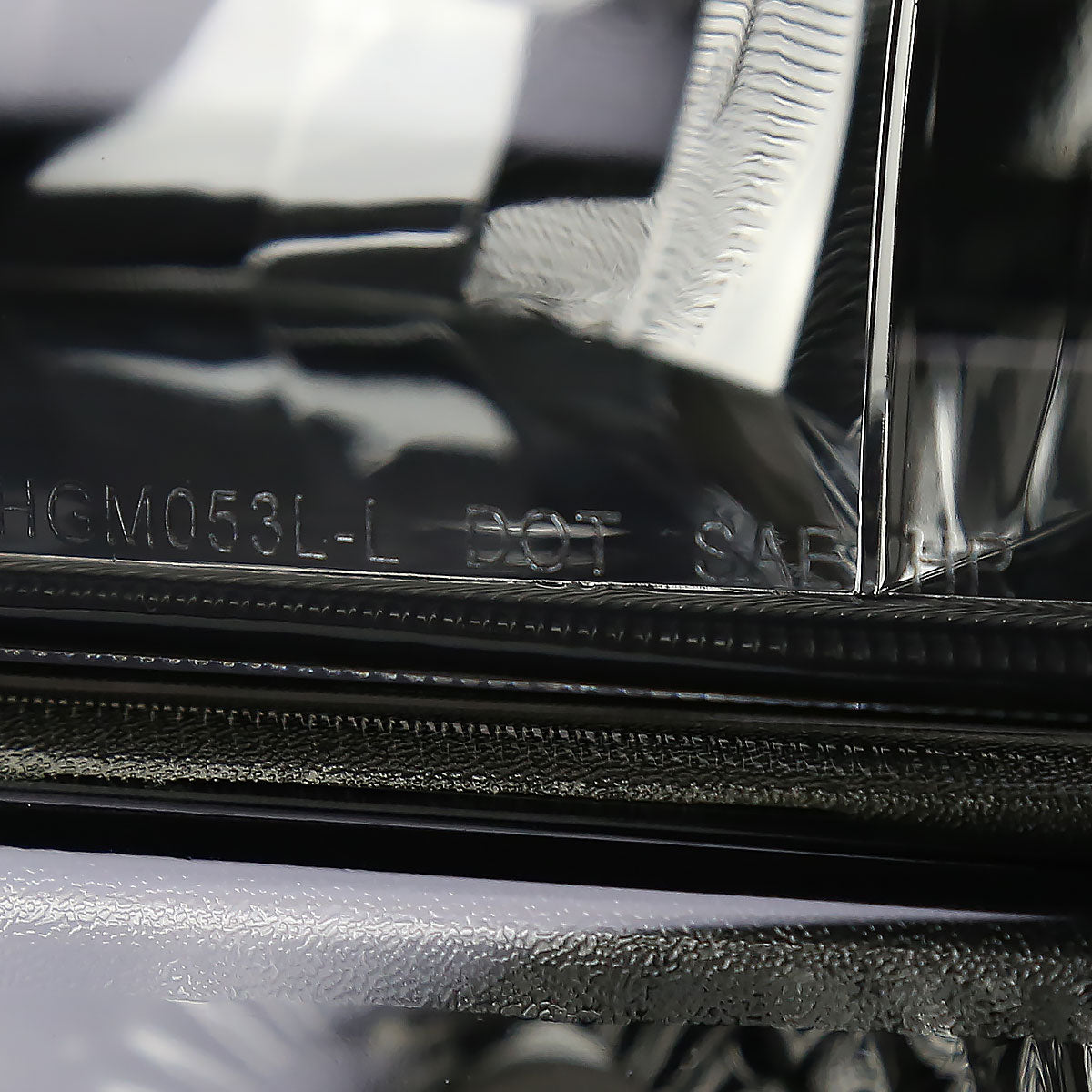 Ronnin - Fits 1999-2002 Silverado 2000-2006 Suburban Tahoe LED Tube Headlights + Bumper Parking Signal Lamps Assembly Pair | Smoke