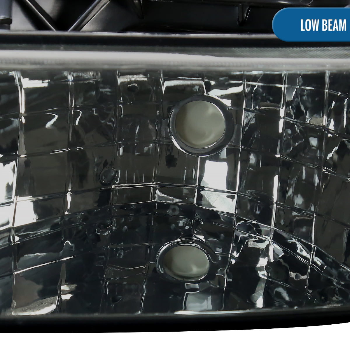 Ronnin - Compatible con Chevy Silverado Suburban 1500 2500 Tahoe 1999-2006 Faros Delanteros + Actualización LED Señal de Giro DRL Conjunto de Luces de Parachoques Par | Ahumado
