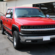 Ronnin - Compatible con Chevy Silverado Suburban 1500 2500 Tahoe 1999-2006 Faros Delanteros + Actualización LED Señal de Giro DRL Conjunto de Luces de Parachoques Par | Ahumado