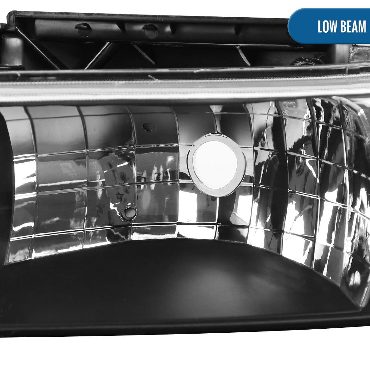 Ronnin - Se adapta a Chevy Silverado Suburban 1500 2500 Tahoe 1999-2006, faros delanteros + luces LED de intermitencia y DRL para parachoques, par de montaje | Negro