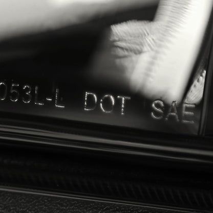 Ronnin - Fits 1999-2002 Silverado 2000-2006 Suburban Tahoe LED Tube Headlights + Bumper Parking Signal Lamps Assembly Pair | Black Smoke