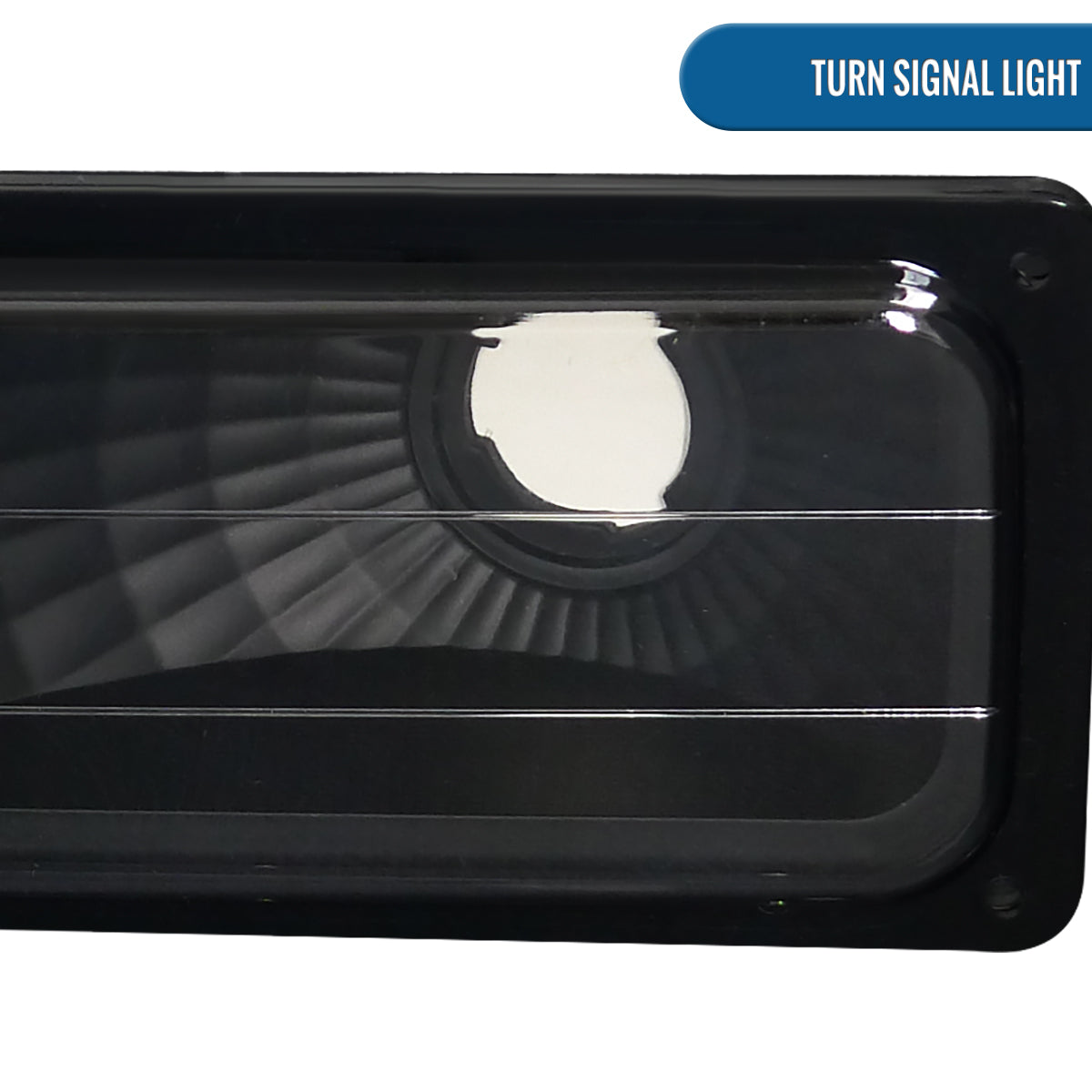 Ronnin - Se adapta a faros delanteros de proyector LED con halo para GMC C10 C/K Yukon Sierra Suburban 1994-1999 + conjunto de luces de esquina de repuesto + luces de estacionamiento para parachoques (par) | Negro