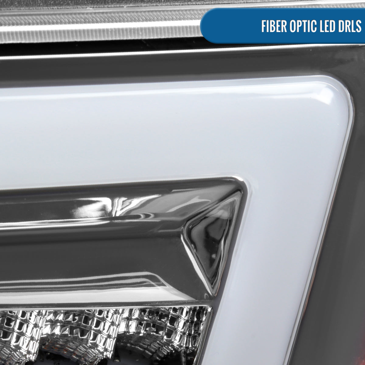 2004-2012 Chevy Colorado GMC Canyon 2006-2008 Isuzu i-Series LED DRL Headlights + Switchback Sequential LED Signal Bumper Corner Lamps Assembly Pair | Chrome