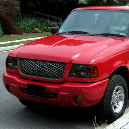 Ronnin - Se adapta a Ford Ranger 2001-2011 Faros de repuesto + Conjunto de luces direccionales de esquina ámbar Par | Ahumado