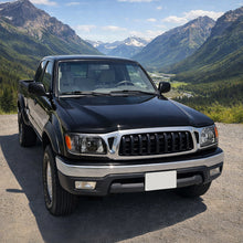 Ronnin - Se adapta a Toyota Tacoma 2001-2004 Faros de repuesto de fábrica + Montaje de luces direccionales de esquina ámbar Par | Negro