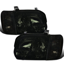 2005-2007 Toyota Tundra Sequoia  Replacement Halogen Headlights + Corner Lights Assembly Pair | Smoke