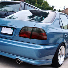 Ronnin - Fits 1999-2000 Honda Civic Sedan 4Dr Factory Replacement Tail Lights Assembly Pair | Red Smoke