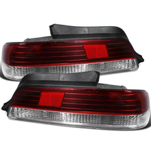 Ronnin - Fits 1997-2001 Honda Prelude Factory Style Tail Lights Assembly Pair | Red Clear