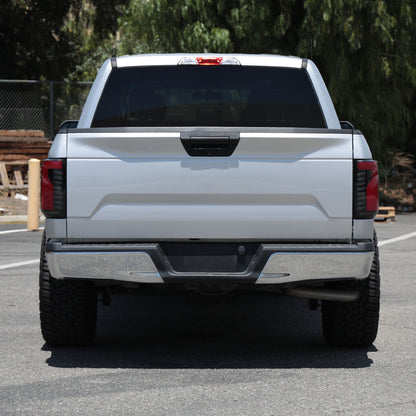 Ronnin - Fits 2018-2020 Ford F150 Upgraded Full LED Tail Lights Sequential Turn Signals + Animated Startup Effect Parking Assembly | Black Smoke