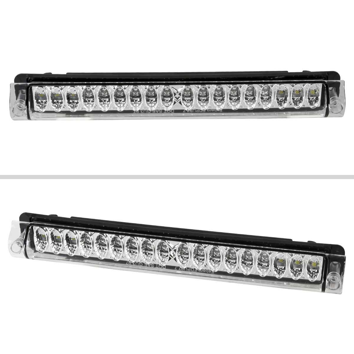Ronnin - Fits 1997-2004 Ford F150 1998-1999 F250 2002 Lincoln Blackwood LED High Mount Stop Light Third 3rd Brake Lamp Piece | Chrome