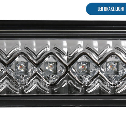 Ronnin - Fits 1999-2016 Ford F250 F350 F450 F550 Super Duty 1993-2011 Ranger 1994-2010 Mazda B-Series LED High Mount Stop Light Third 3rd Brake Lamp Piece | Chrome