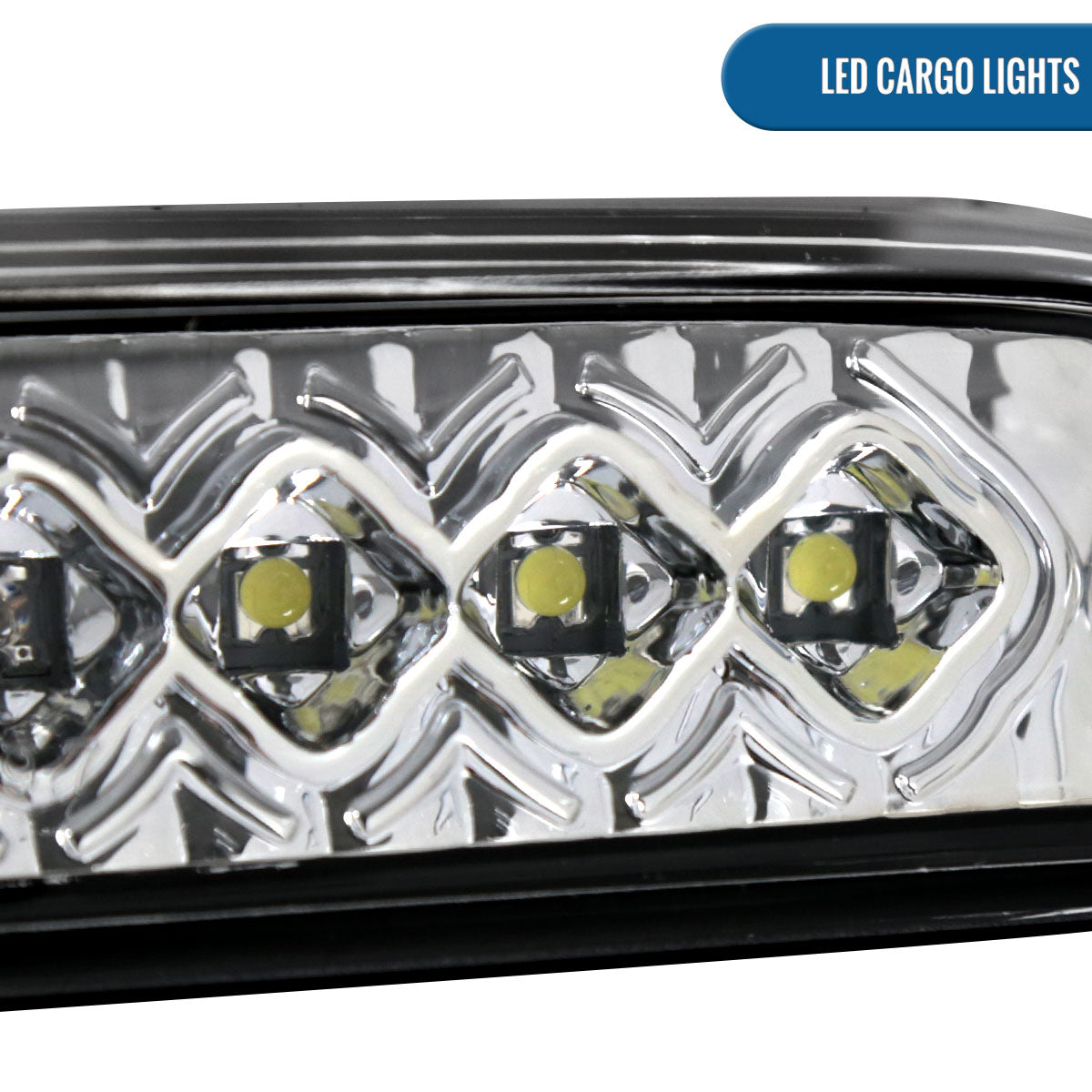 Ronnin - Fits 1999-2016 Ford F250 F350 F450 F550 Super Duty 1993-2011 Ranger 1994-2010 Mazda B-Series LED High Mount Stop Light Third 3rd Brake Lamp Piece | Chrome