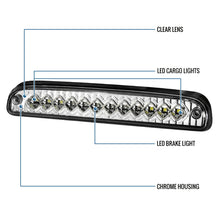 Ronnin - Fits 1999-2016 Ford F250 F350 F450 F550 Super Duty 1993-2011 Ranger 1994-2010 Mazda B-Series LED High Mount Stop Light Third 3rd Brake Lamp Piece | Chrome