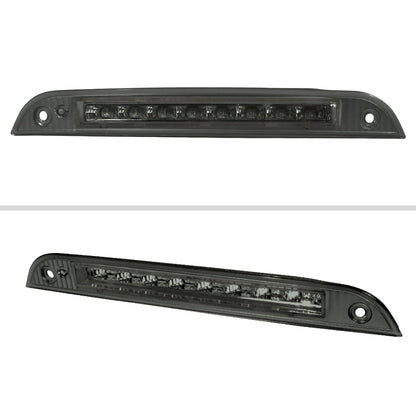 Ronnin - Fits 2000-2004 Ford Focus 3-Door 5-Door Hatchback LED Center High Mount Stop Lamp 3rd Third Brake Light Assembly Piece | Smoke